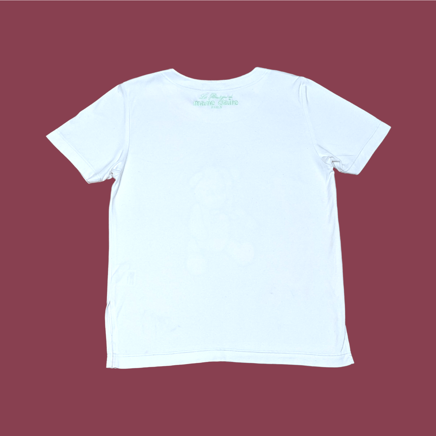 Designer × Vintage Vintage 90s Marie Claire Paris Floral Bear T shirt Size US L / EU 52-54 / 3 - 3 Thumbnail