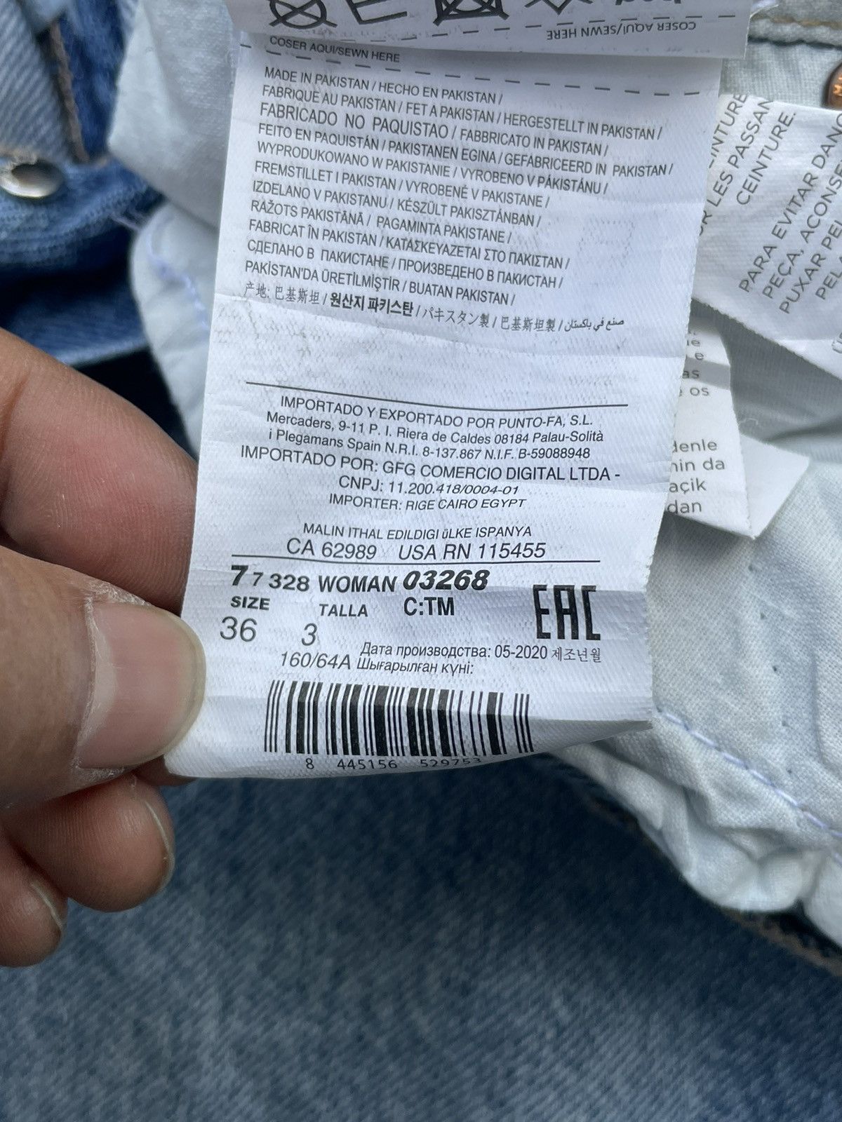 Designer MNG Denim Distressed Size US 30 / EU 46 - 13 Thumbnail