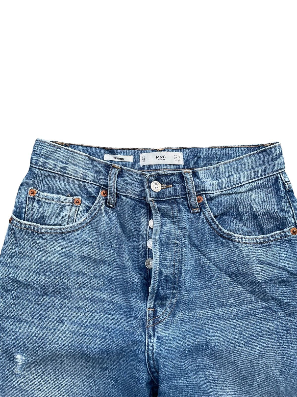 Designer MNG Denim Distressed Size US 30 / EU 46 - 6 Thumbnail