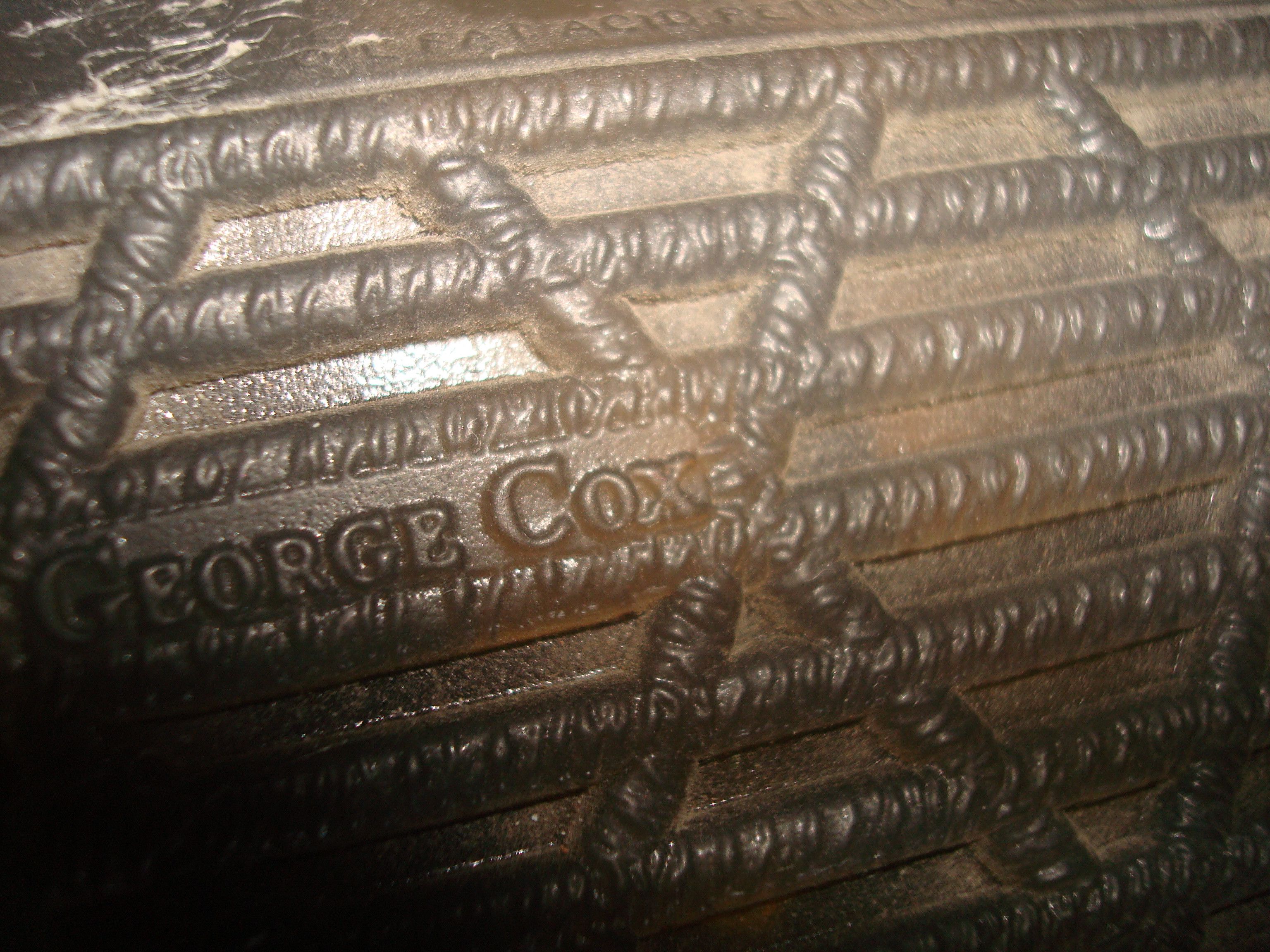 GEORGE COX x WOODIES RED LACED UP D RINGS GIBSON CREEPERS