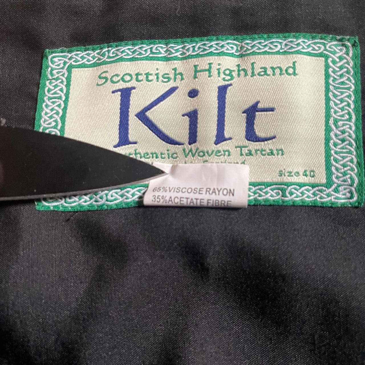 Kith Kilt Tartan Wool Skirt scottish highland Size US 40 / EU 56 - 5 Thumbnail