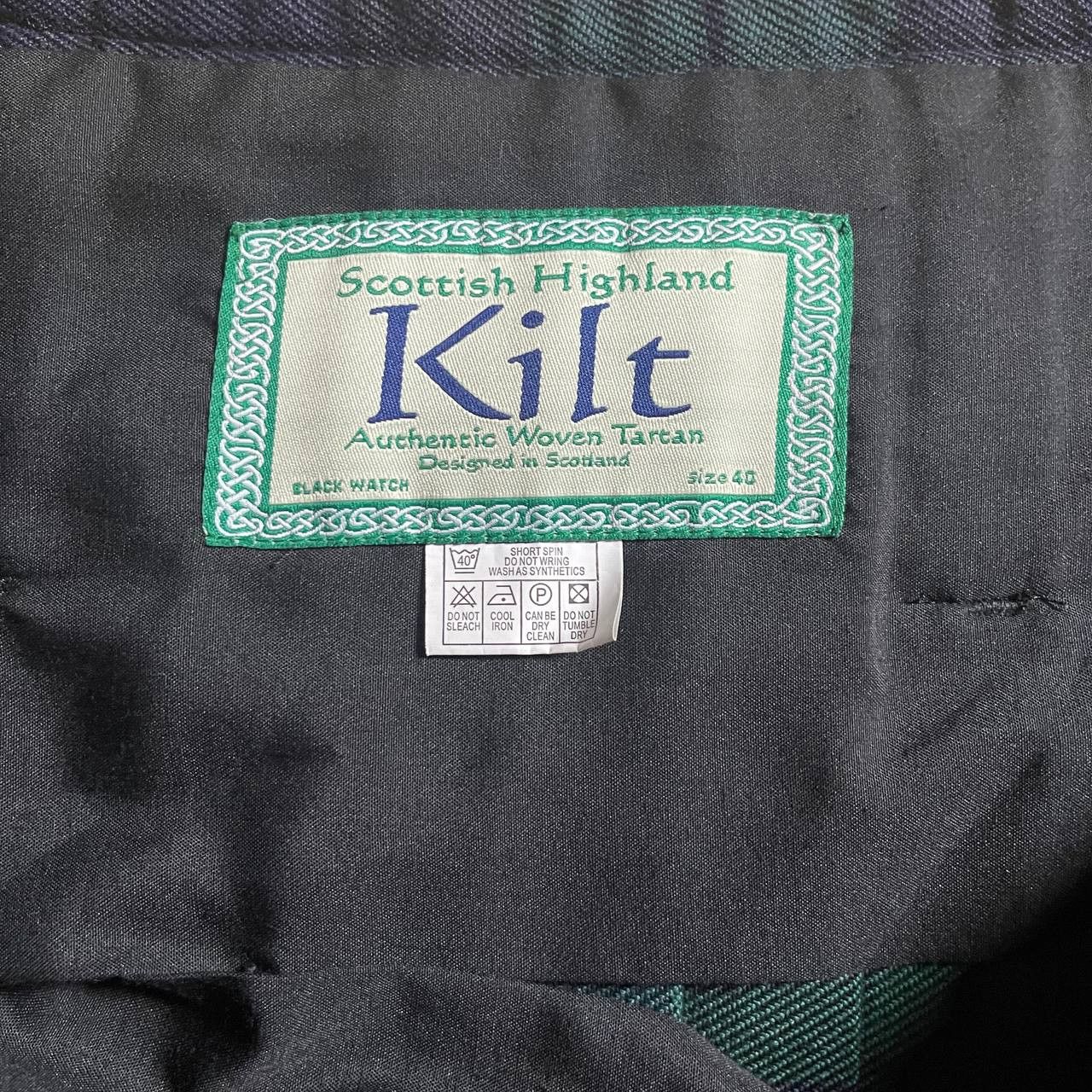 Kith Kilt Tartan Wool Skirt scottish highland Size US 40 / EU 56 - 4 Thumbnail