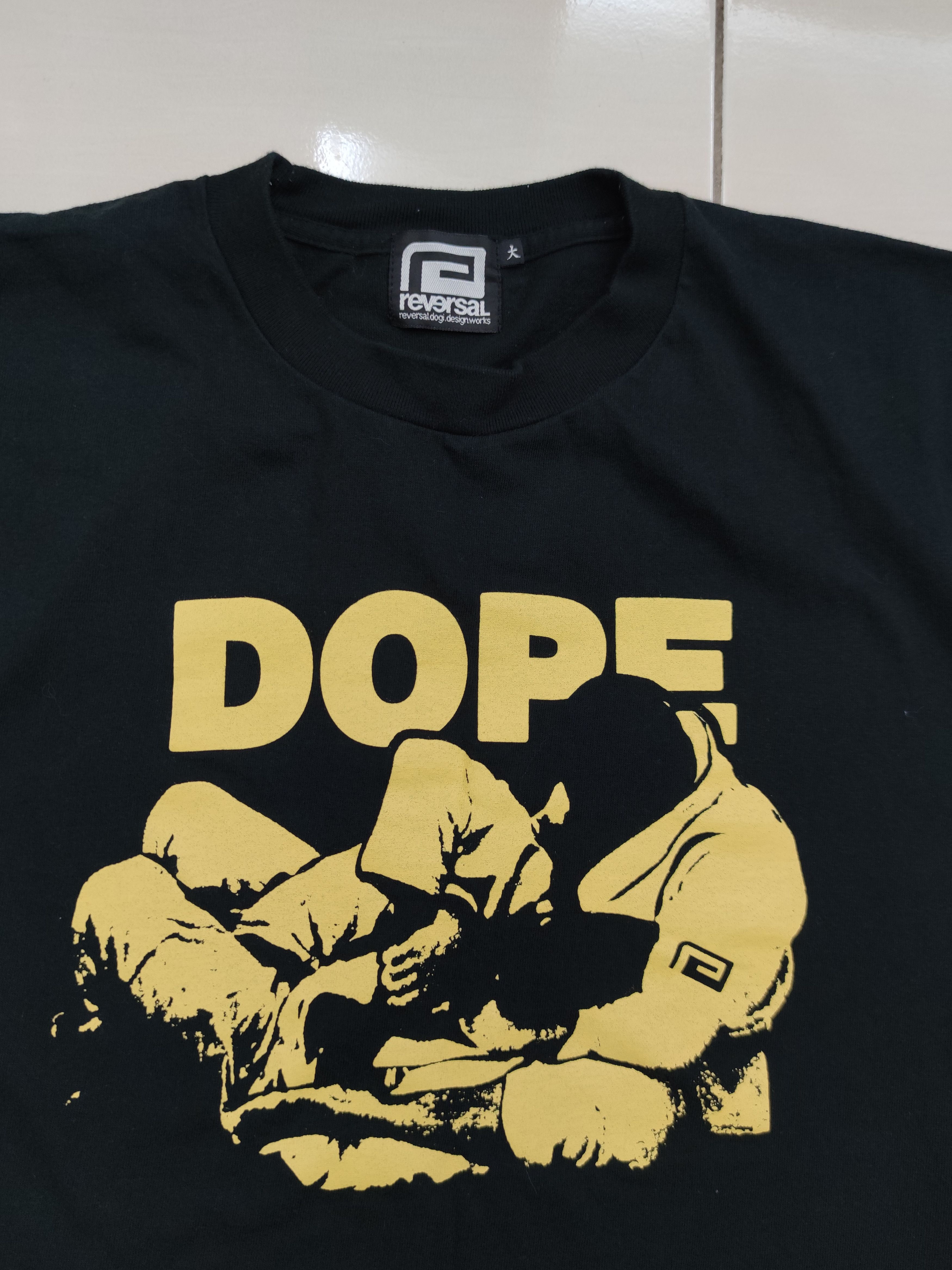 Reversal Japanese Streetwear Shirt 'Dope' Spell out