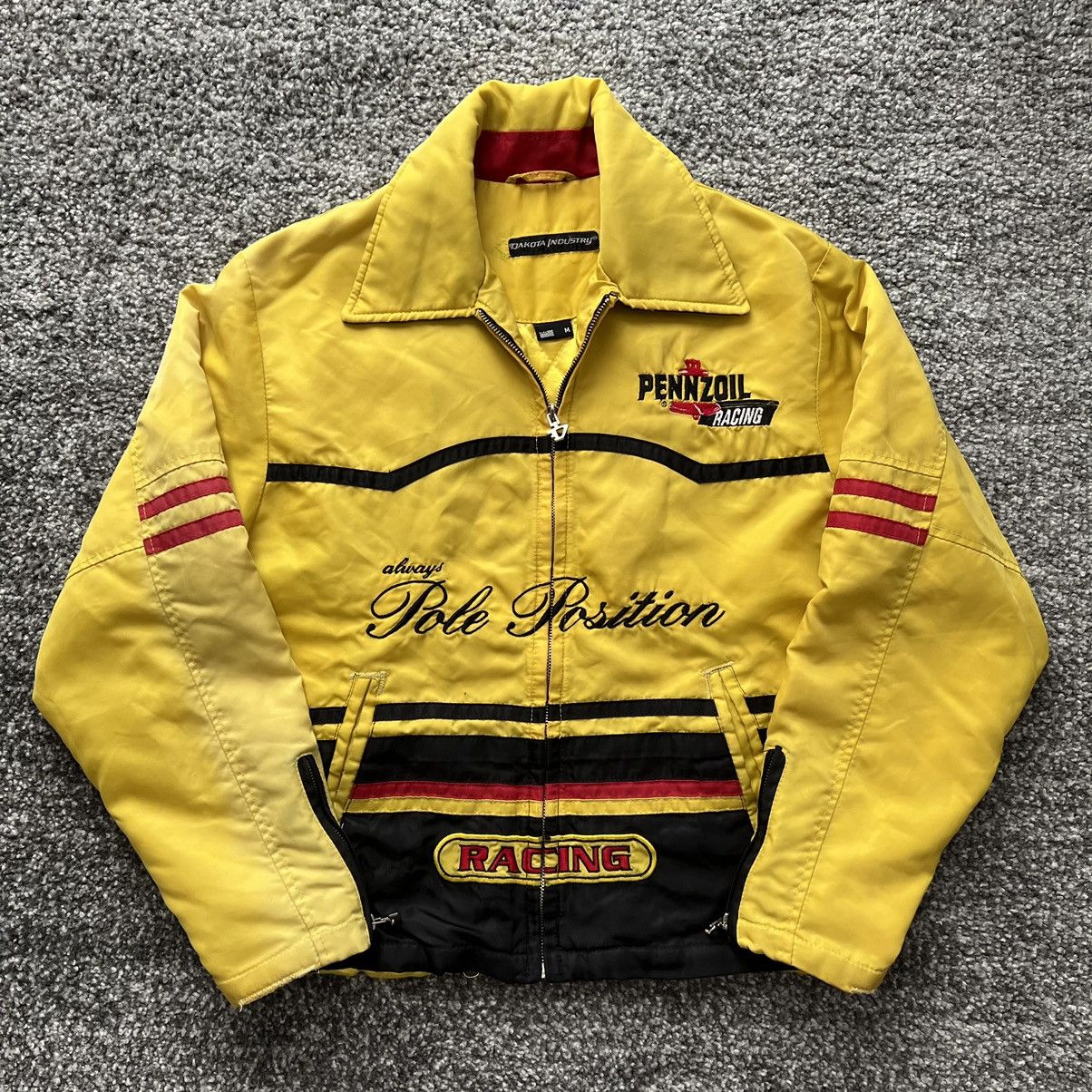 Japanese Brand × Vintage Pennzoil 90s Dakota Vintage Racing Jacket