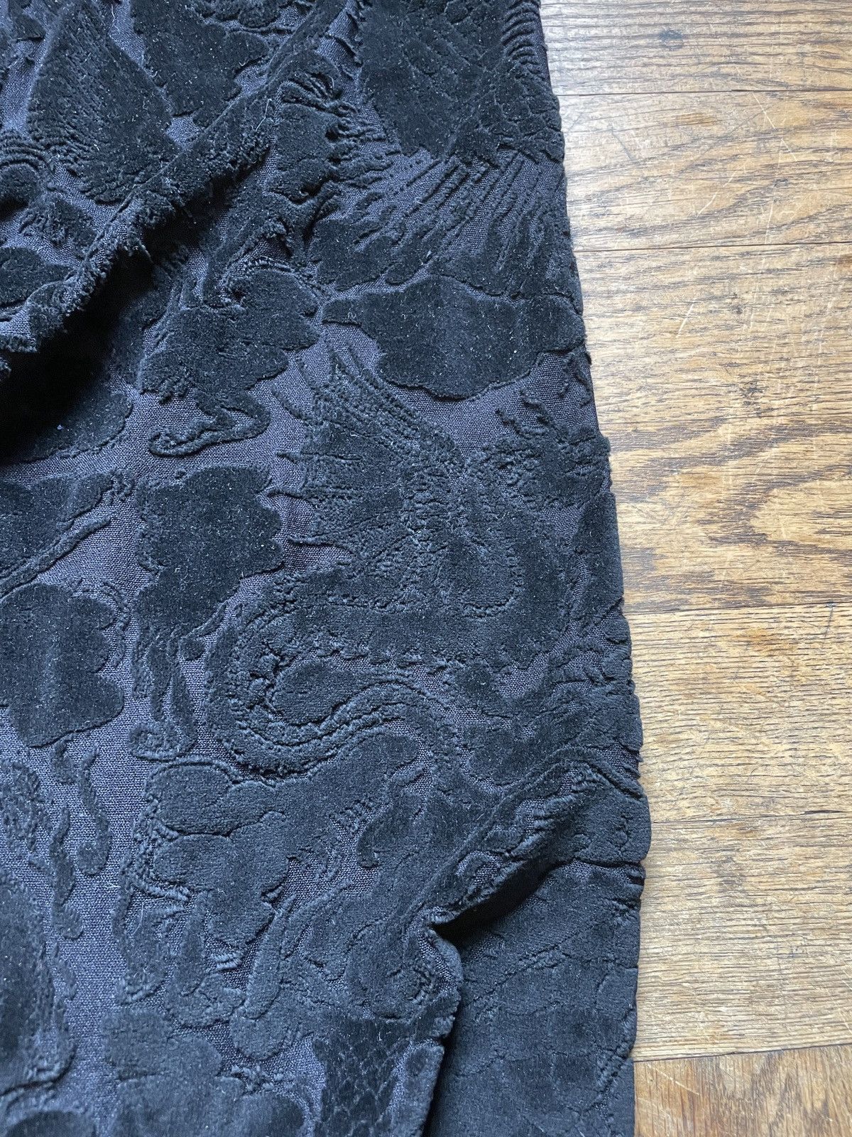 Jean Paul Gaultier 1990s Velvet Satanic Patterned Leggings Size 27" / US 4 / IT 40 - 8 Thumbnail