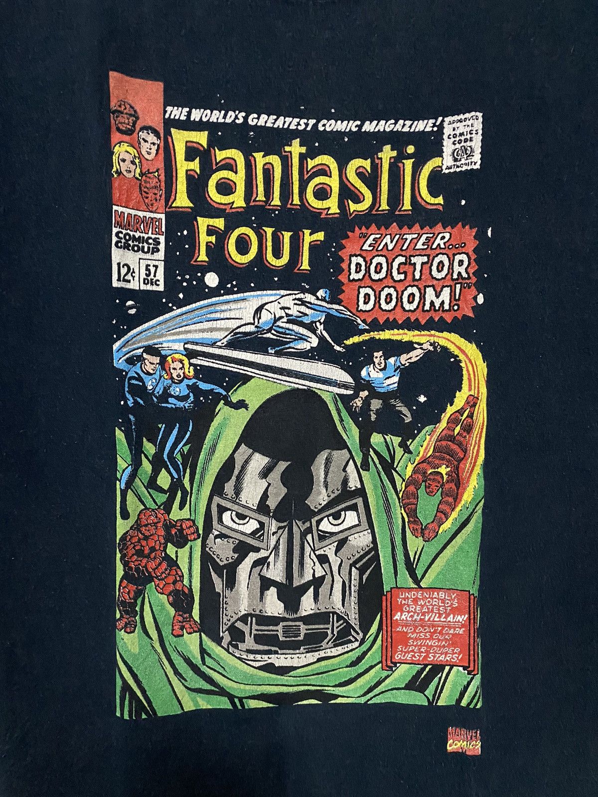 Marvel Comics Vintage Y2K Fantastic Four All Character Magazine T-Shirt Size US L / EU 52-54 / 3 - 4 Thumbnail