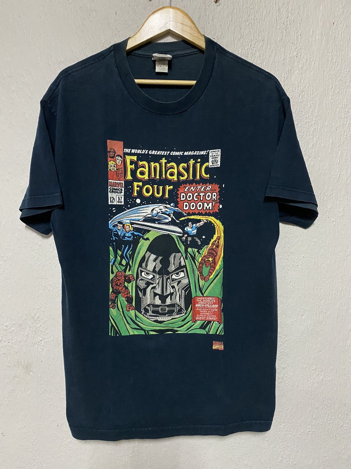 Marvel Comics Vintage Y2K Fantastic Four All Character Magazine T-Shirt Size US L / EU 52-54 / 3 - 1 Thumbnail