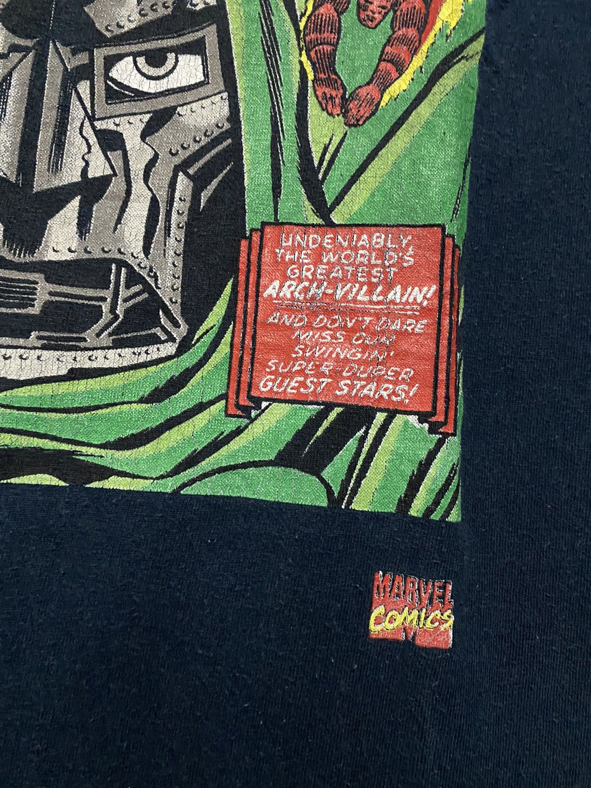 Marvel Comics Vintage Y2K Fantastic Four All Character Magazine T-Shirt Size US L / EU 52-54 / 3 - 7 Thumbnail