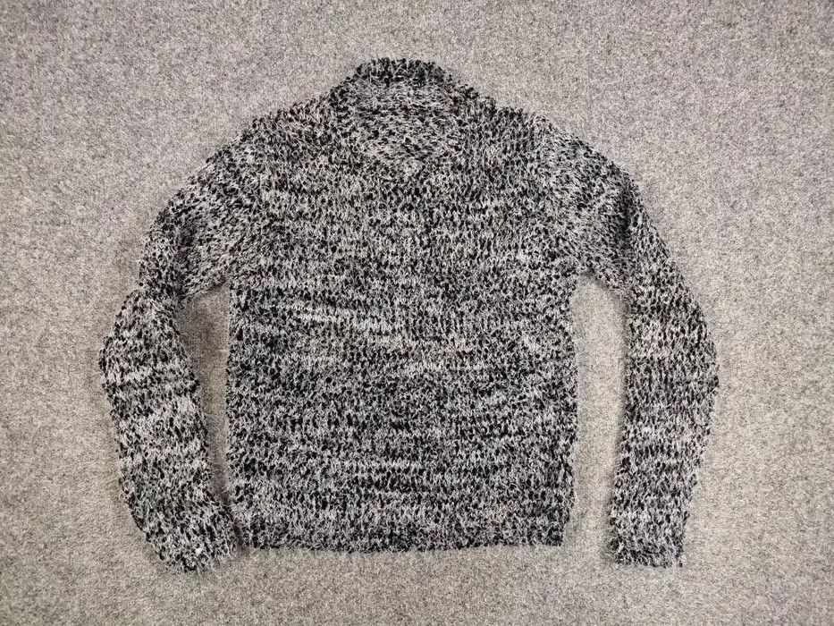 Other Vintage 90's Japanese Black Mohair Style Fuzzy Sweater Size US M / EU 48-50 / 2 - 7 Thumbnail