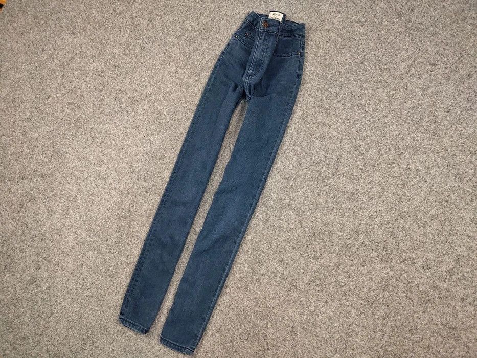 Acne Studios Acne Studios Skin 5 Emerald Premium blue Denim Jeans Size 29" - 2 Thumbnail