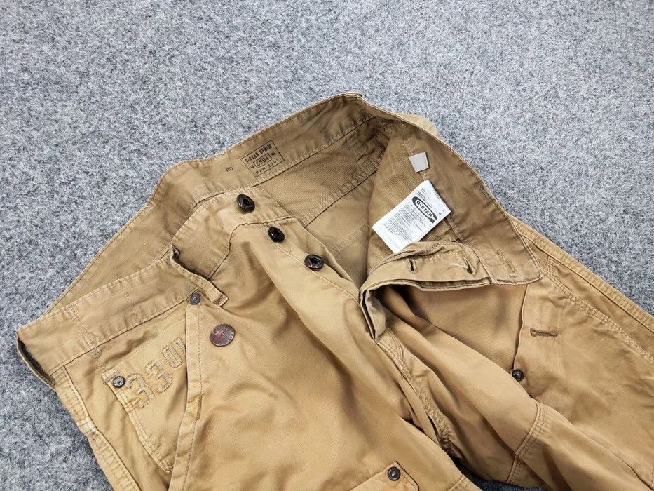 G-Star Vintage 90's G Star Raw Tapered Faded Cargo Pants Travis Size US 34 / EU 50 - 8 Thumbnail