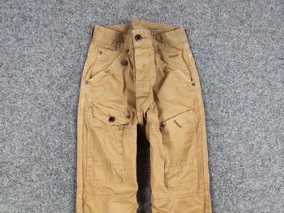G-Star Vintage 90's G Star Raw Tapered Faded Cargo Pants Travis Size US 34 / EU 50 - 3 Thumbnail