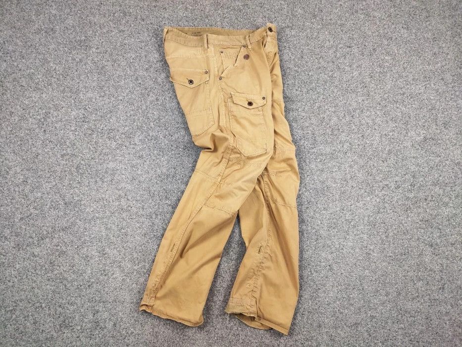 G-Star Vintage 90's G Star Raw Tapered Faded Cargo Pants Travis Size US 34 / EU 50 - 7 Thumbnail