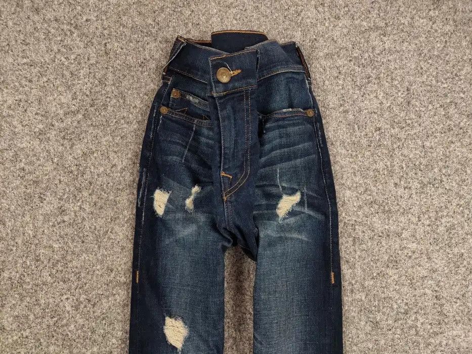True Religion True Religion Rocco Relaxed Skinny Distressed Denim Jeans Size US 31 - 3 Thumbnail