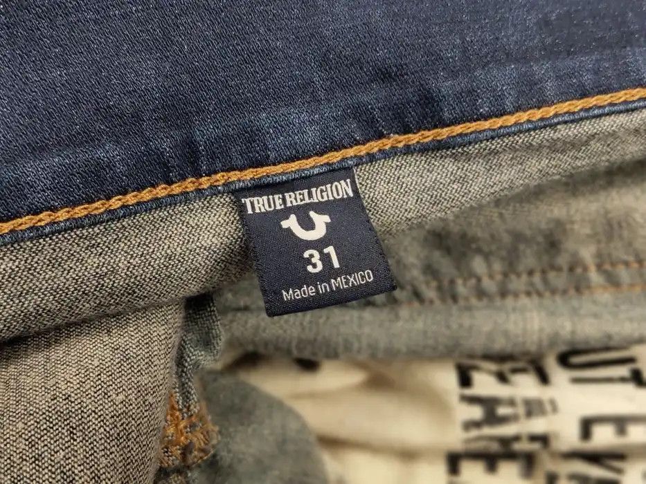 True Religion True Religion Rocco Relaxed Skinny Distressed Denim Jeans Size US 31 - 9 Thumbnail