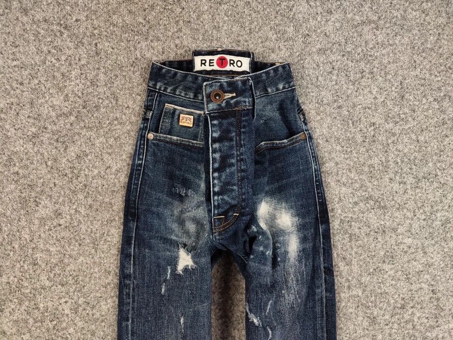Japanese Brand Vintage 90's Retro Japanese Selvedge Distressed Denim Jeans Size US 31 - 3 Thumbnail