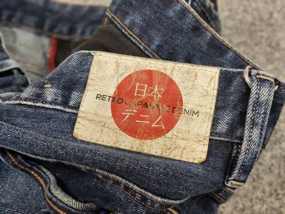 Japanese Brand Vintage 90's Retro Japanese Selvedge Distressed Denim Jeans Size US 31 - 9 Thumbnail