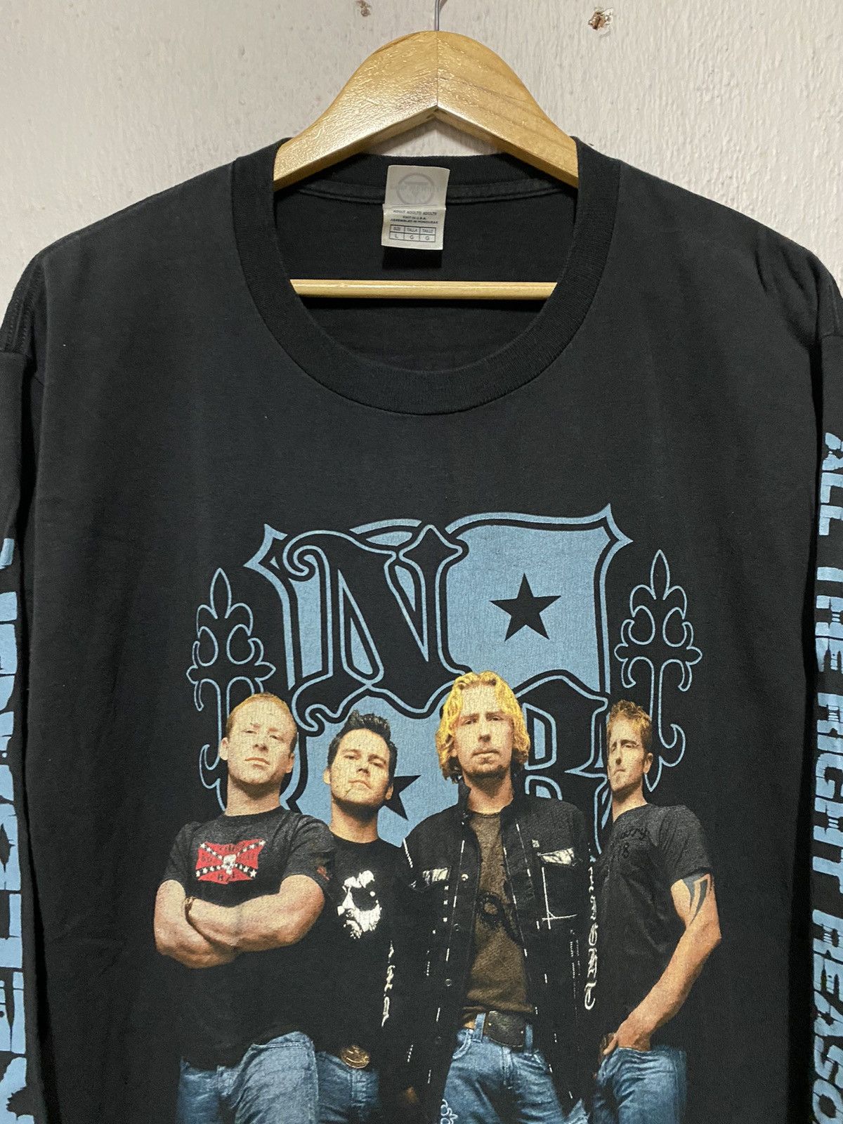 Band Tees Vintage Nickelback Line-Up Tour Wearing Chrome Hearts Jeans Size US L / EU 52-54 / 3 - 2 Thumbnail