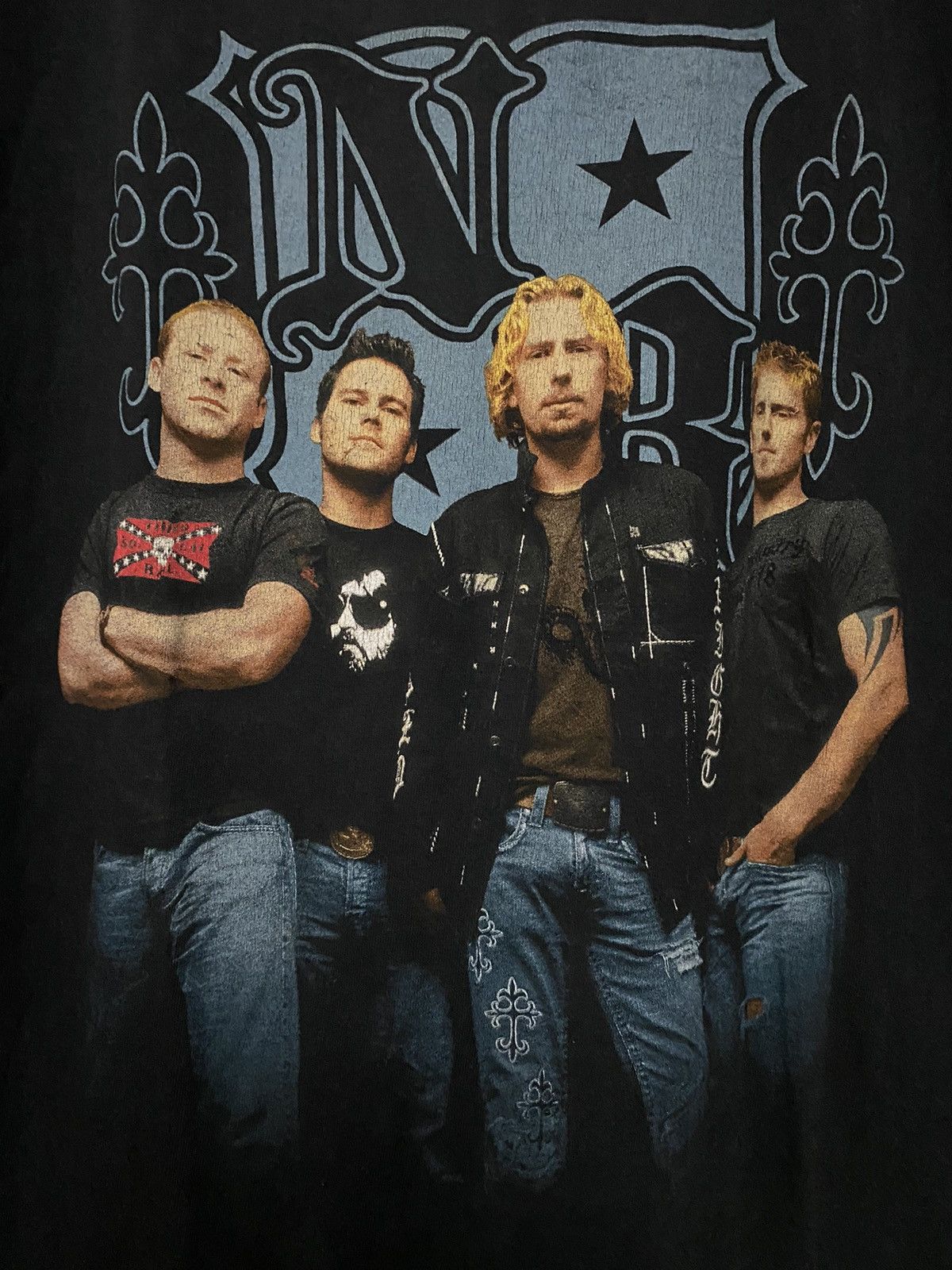 Band Tees Vintage Nickelback Line-Up Tour Wearing Chrome Hearts Jeans Size US L / EU 52-54 / 3 - 3 Thumbnail