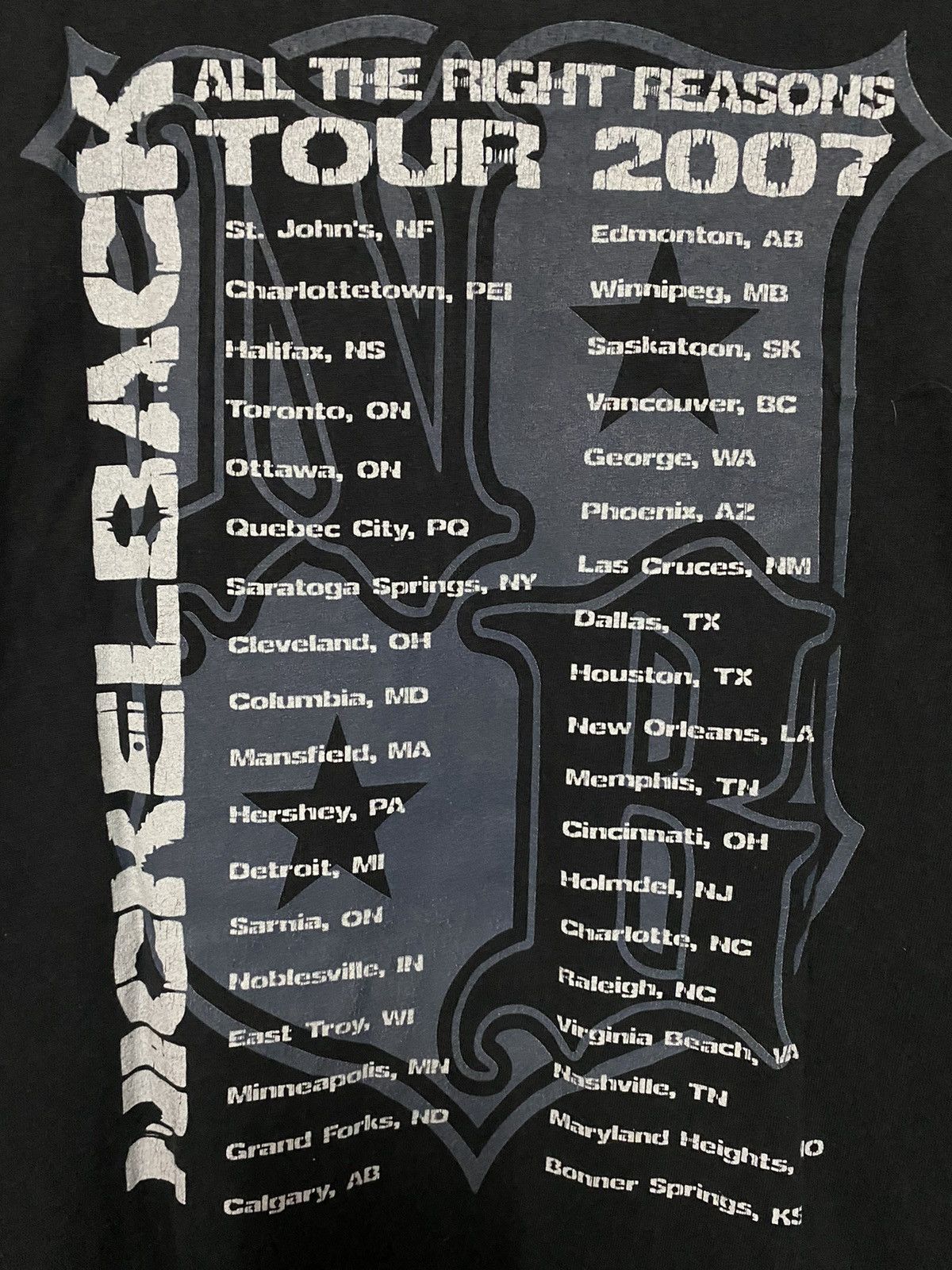 Band Tees Vintage Nickelback Line-Up Tour Wearing Chrome Hearts Jeans Size US L / EU 52-54 / 3 - 14 Thumbnail