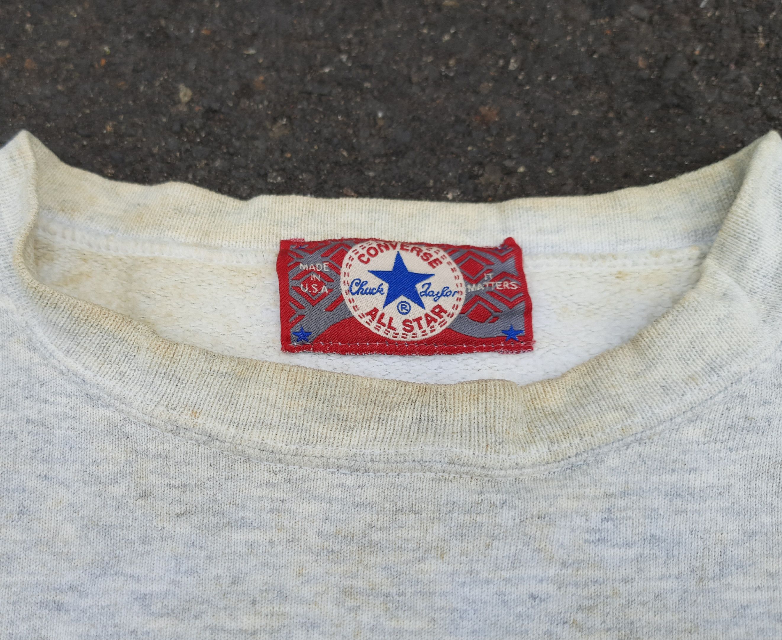 Converse 90s Converse All Star Big Logo Crewneck Sweatshirt Size US L / EU 52-54 / 3 - 8 Thumbnail