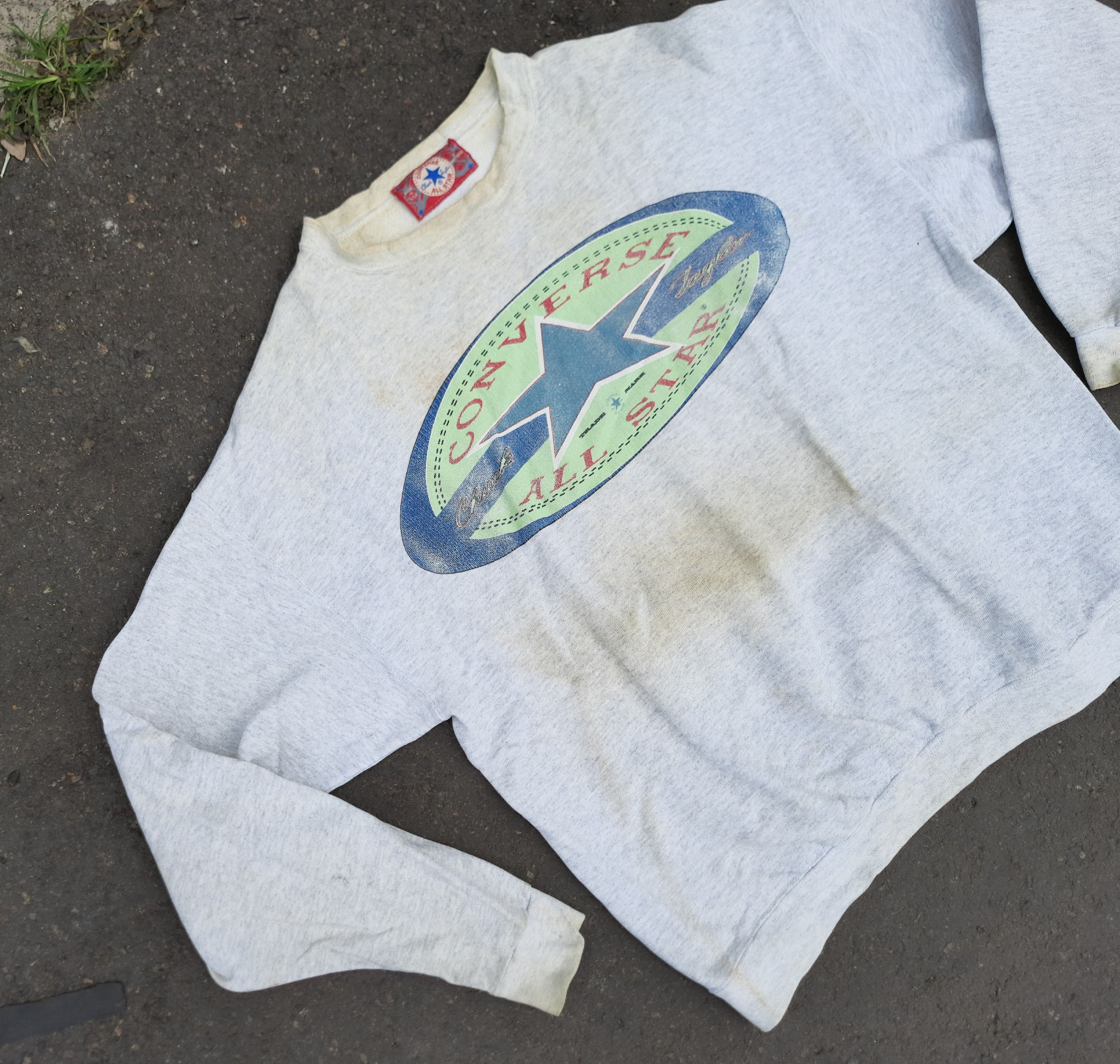 Converse 90s Converse All Star Big Logo Crewneck Sweatshirt Size US L / EU 52-54 / 3 - 4 Thumbnail