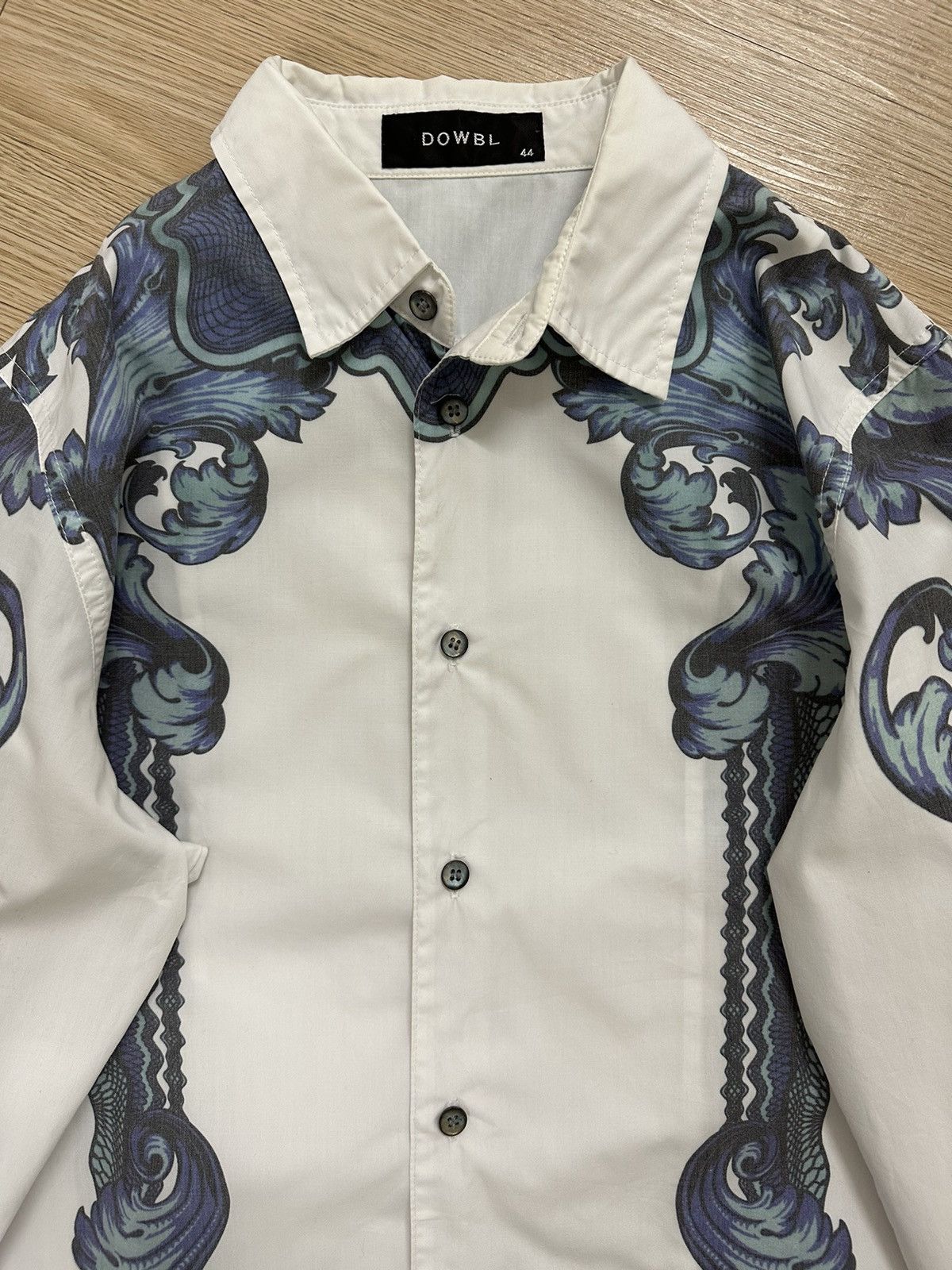 Japanese Brand Rare And Beautiful Japanese Brand DOWBL Printed Shirt Size US M / EU 48-50 / 2 - 3 Thumbnail