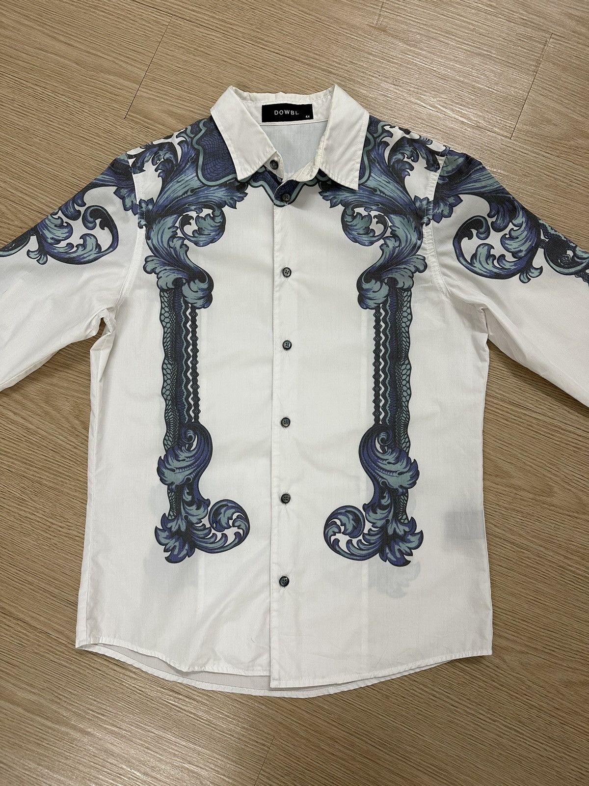 Japanese Brand Rare And Beautiful Japanese Brand DOWBL Printed Shirt Size US M / EU 48-50 / 2 - 5 Thumbnail