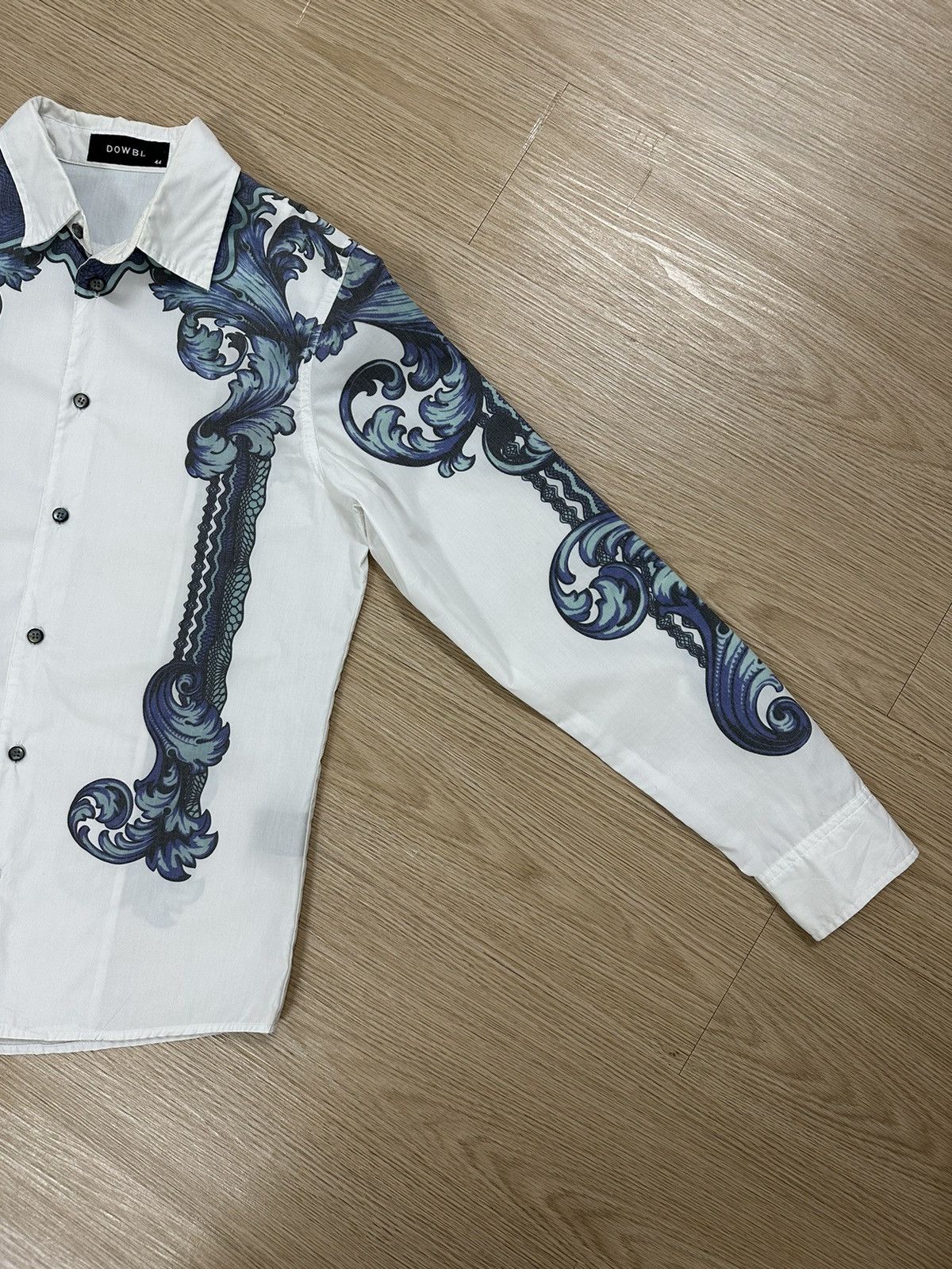 Japanese Brand Rare And Beautiful Japanese Brand DOWBL Printed Shirt Size US M / EU 48-50 / 2 - 6 Thumbnail