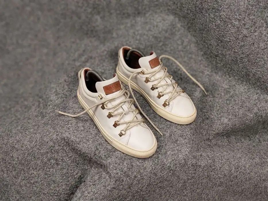 Bally Bally Heidy Switzerland White leather Low - Top Sneakers Size US 8.5 / IT 38.5 - 2 Thumbnail