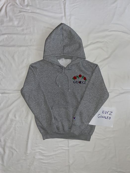 Gucci x champion hoodie designed by hot sale ava nirui