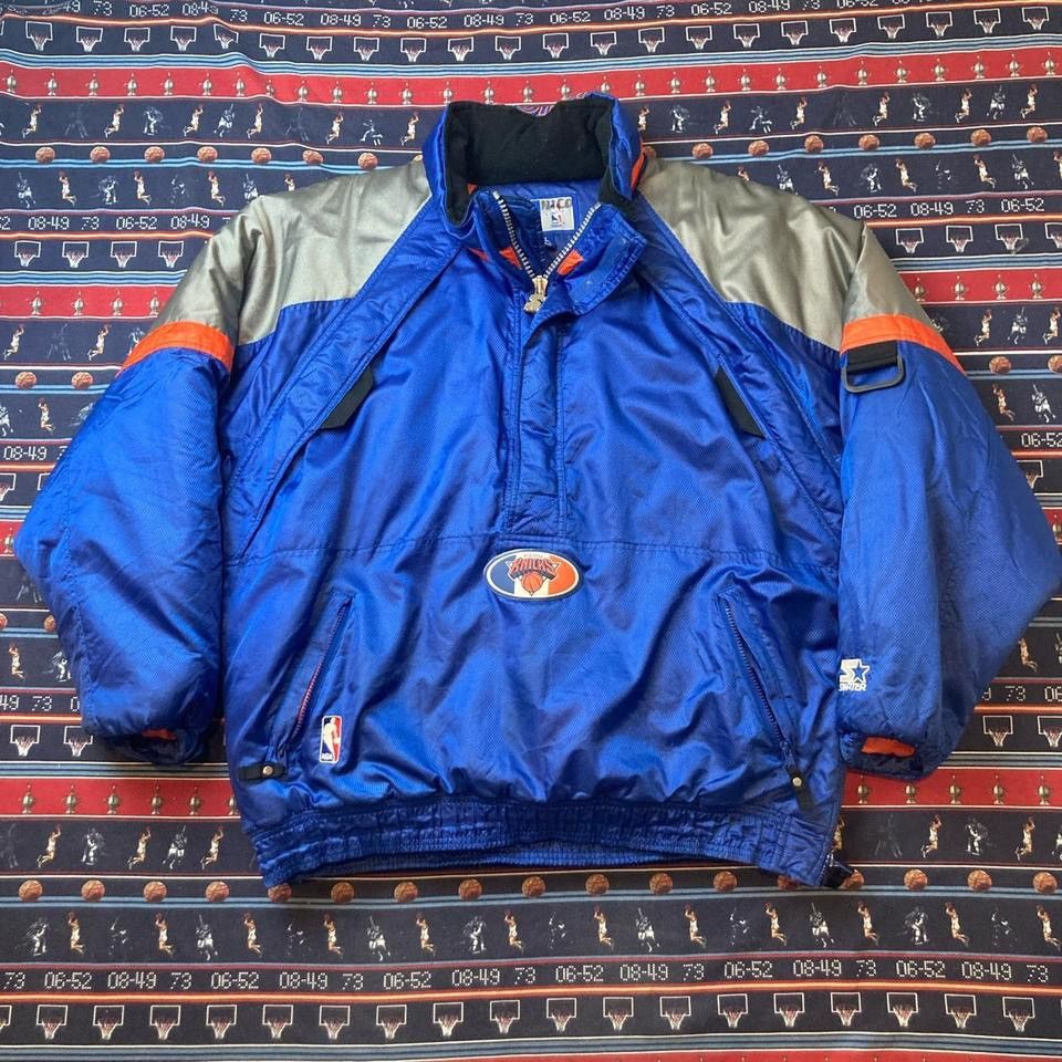 Vintage Vintage 90’s NBA Starter New York Knicks quarter Zip Puffer