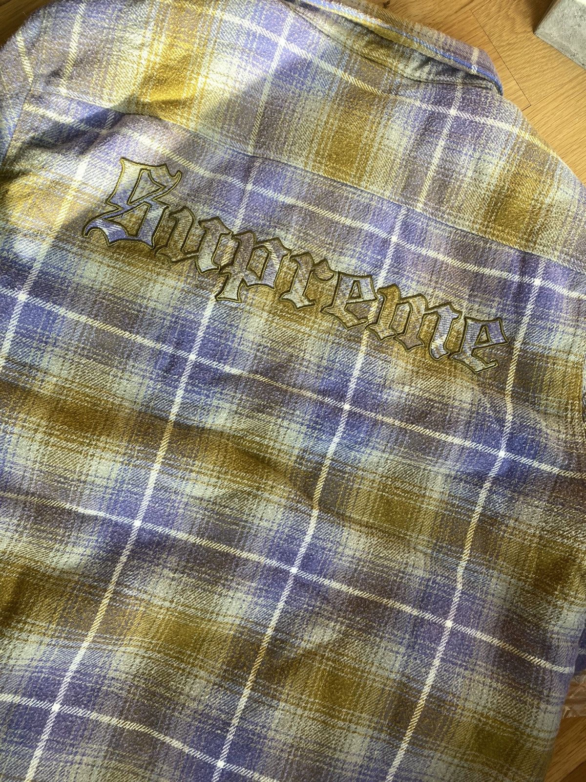 Supreme Shearling Lined Flannel Shirt - threedaughtersproperties.com