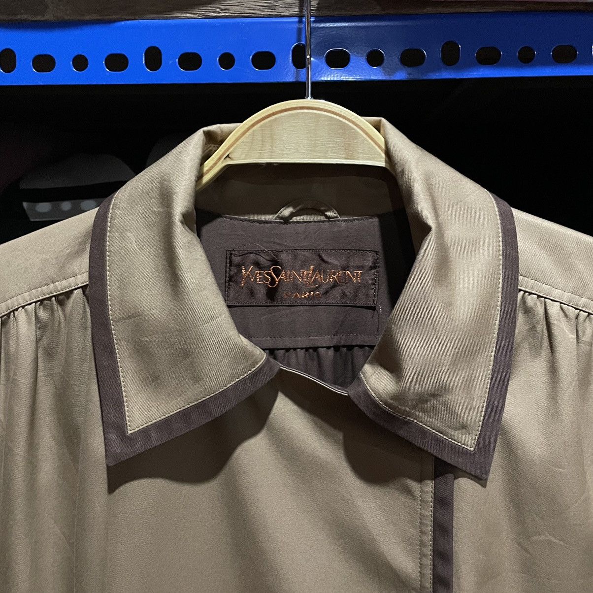Yves Saint Laurent a69 YvesSaintLaurent Paris trenchcoat big size Size L / US 10 / IT 46 - 5 Thumbnail