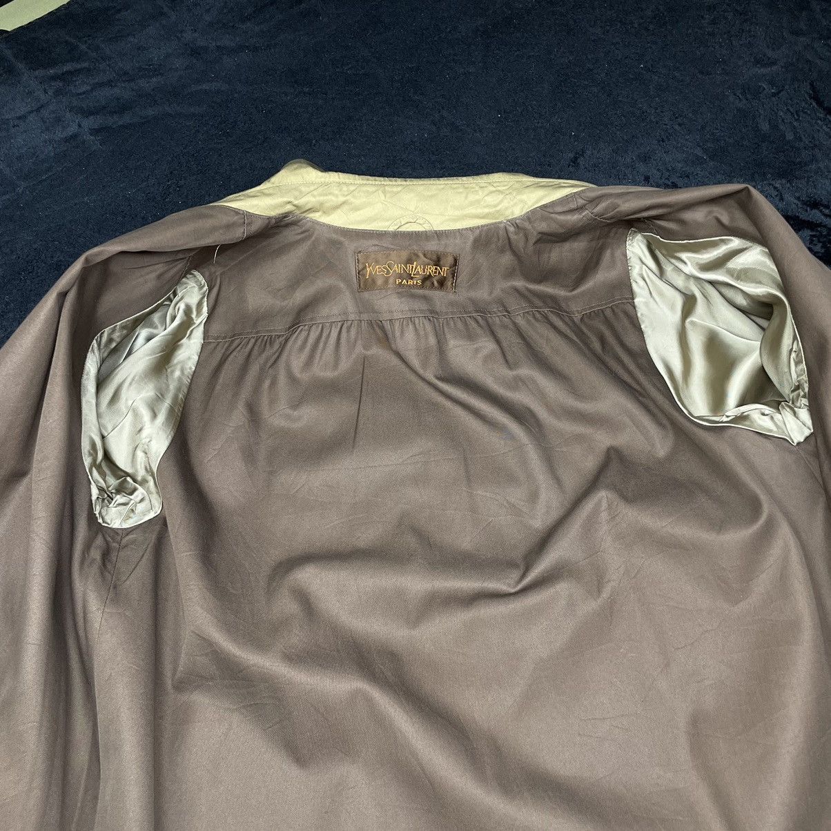 Yves Saint Laurent a69 YvesSaintLaurent Paris trenchcoat big size Size L / US 10 / IT 46 - 12 Thumbnail