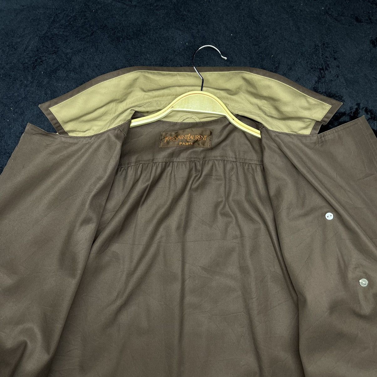 Yves Saint Laurent a69 YvesSaintLaurent Paris trenchcoat big size Size L / US 10 / IT 46 - 11 Thumbnail