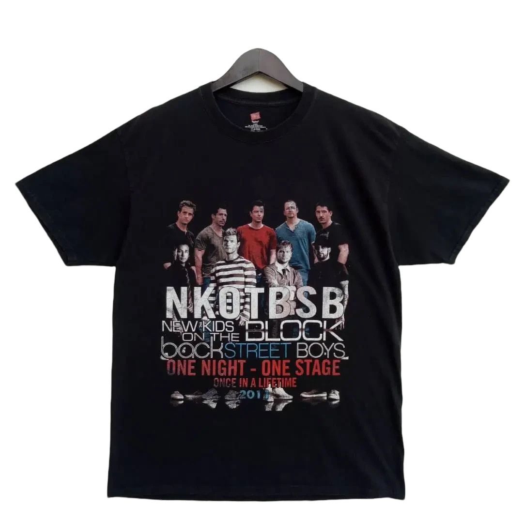Band Tees NEW KIDS ON THE BLOCK & Backstreet boys tour tee shirt Size US XL / EU 56 / 4 - 2 Thumbnail