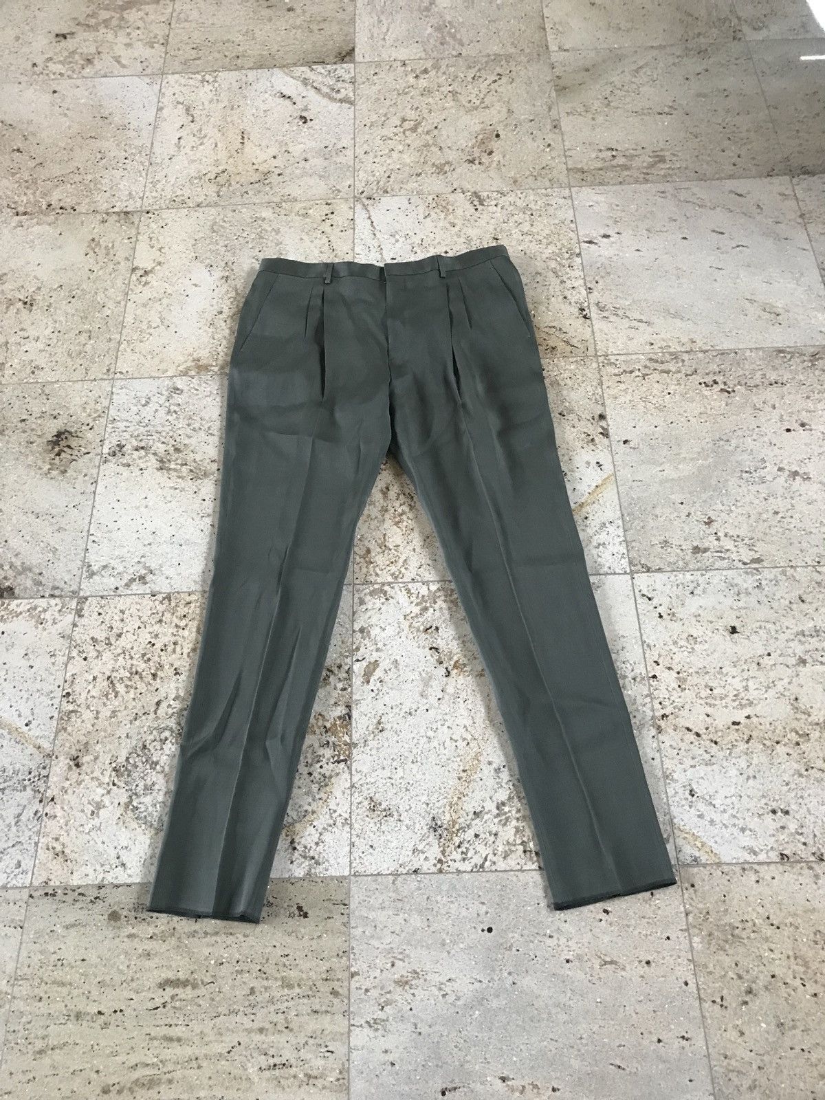 image of Lanvin Pleated Khaki Slacks, Men's (Size 36)