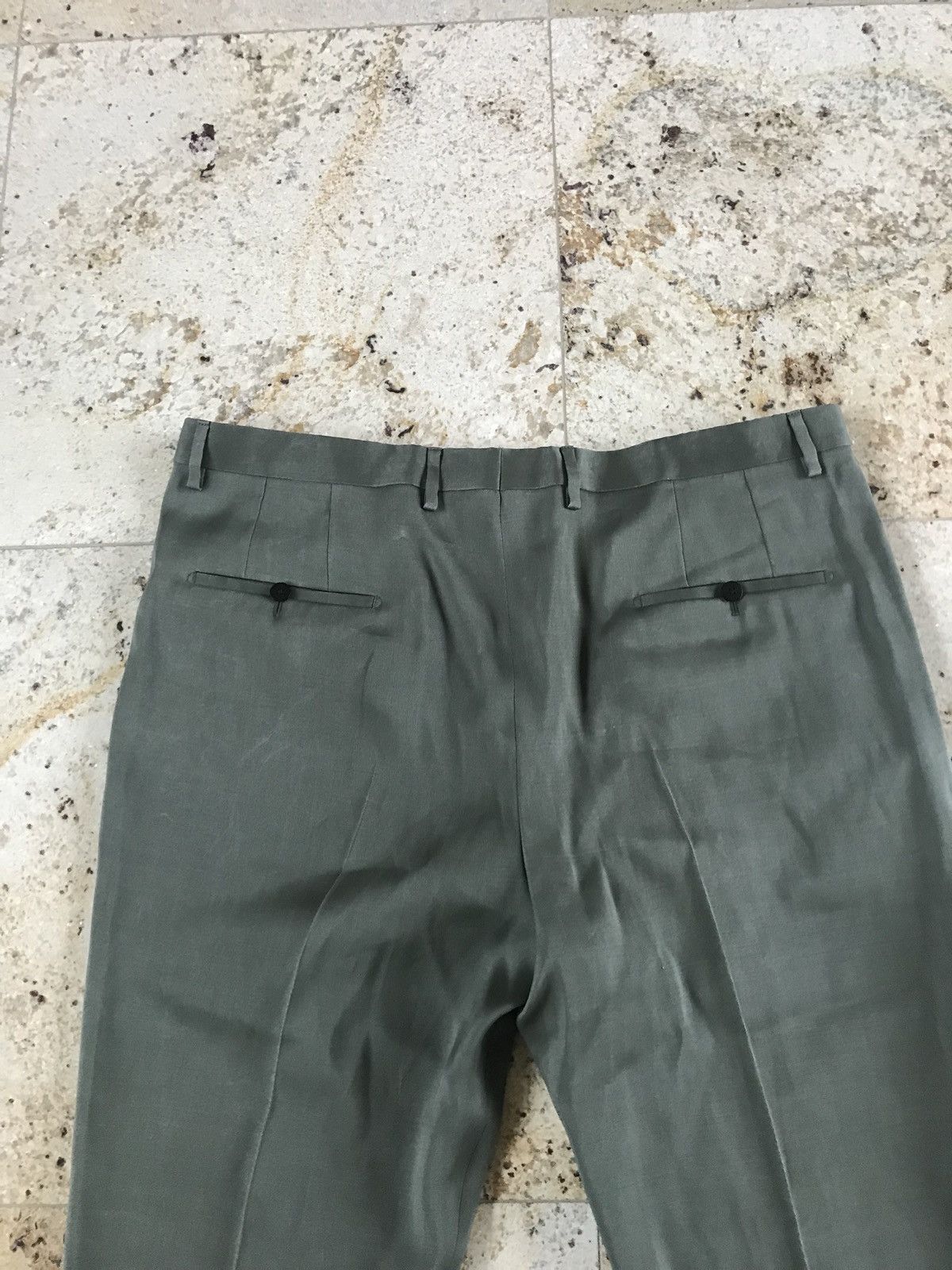 Lanvin Pleated Khaki Slacks Size US 36 / EU 52 - 13 Thumbnail