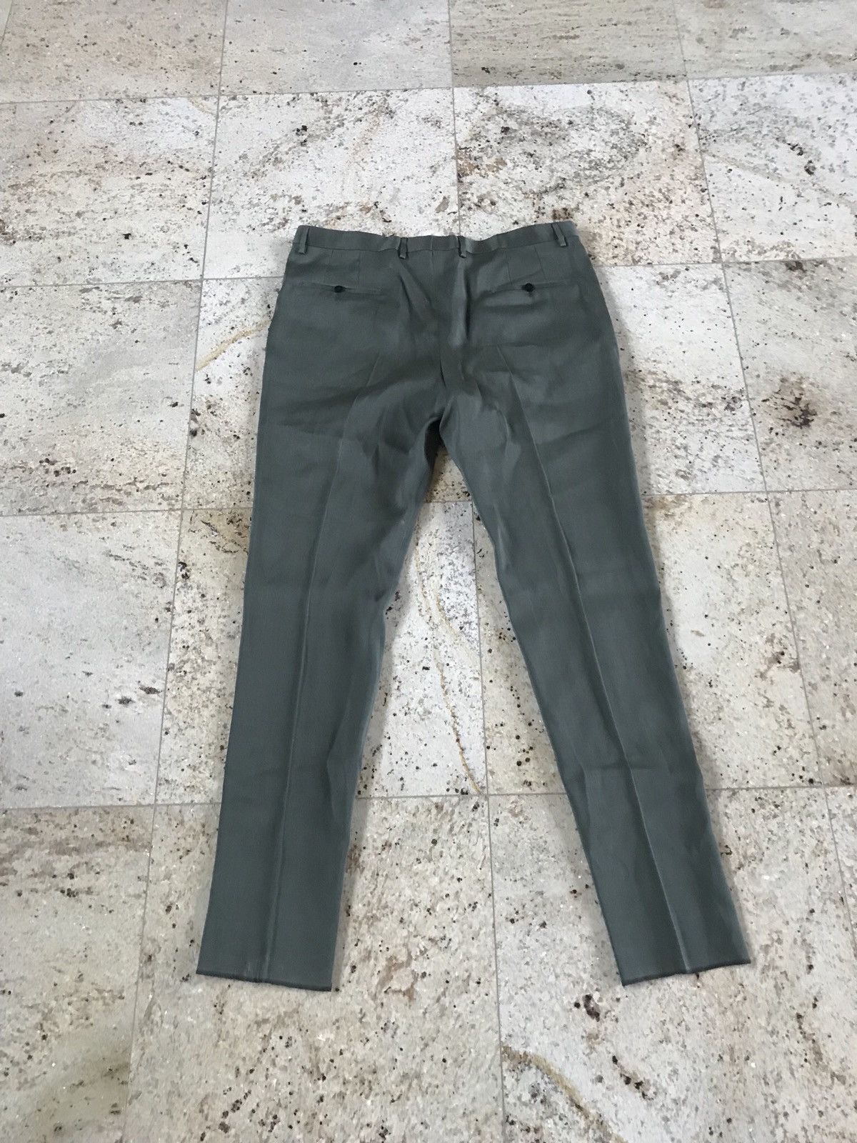 Lanvin Pleated Khaki Slacks Size US 36 / EU 52 - 12 Thumbnail