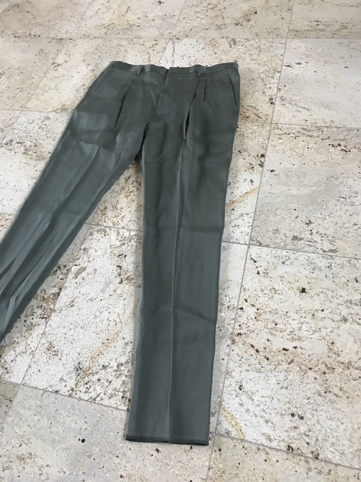 Lanvin Pleated Khaki Slacks Size US 36 / EU 52 - 6 Thumbnail