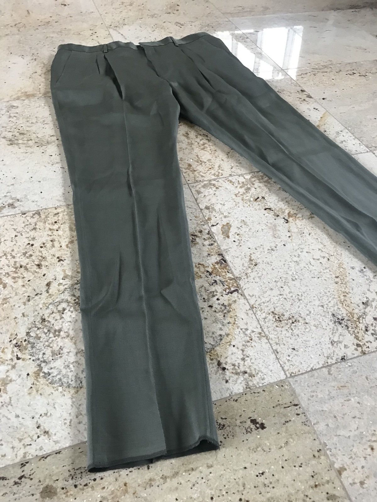 Lanvin Pleated Khaki Slacks Size US 36 / EU 52 - 3 Thumbnail