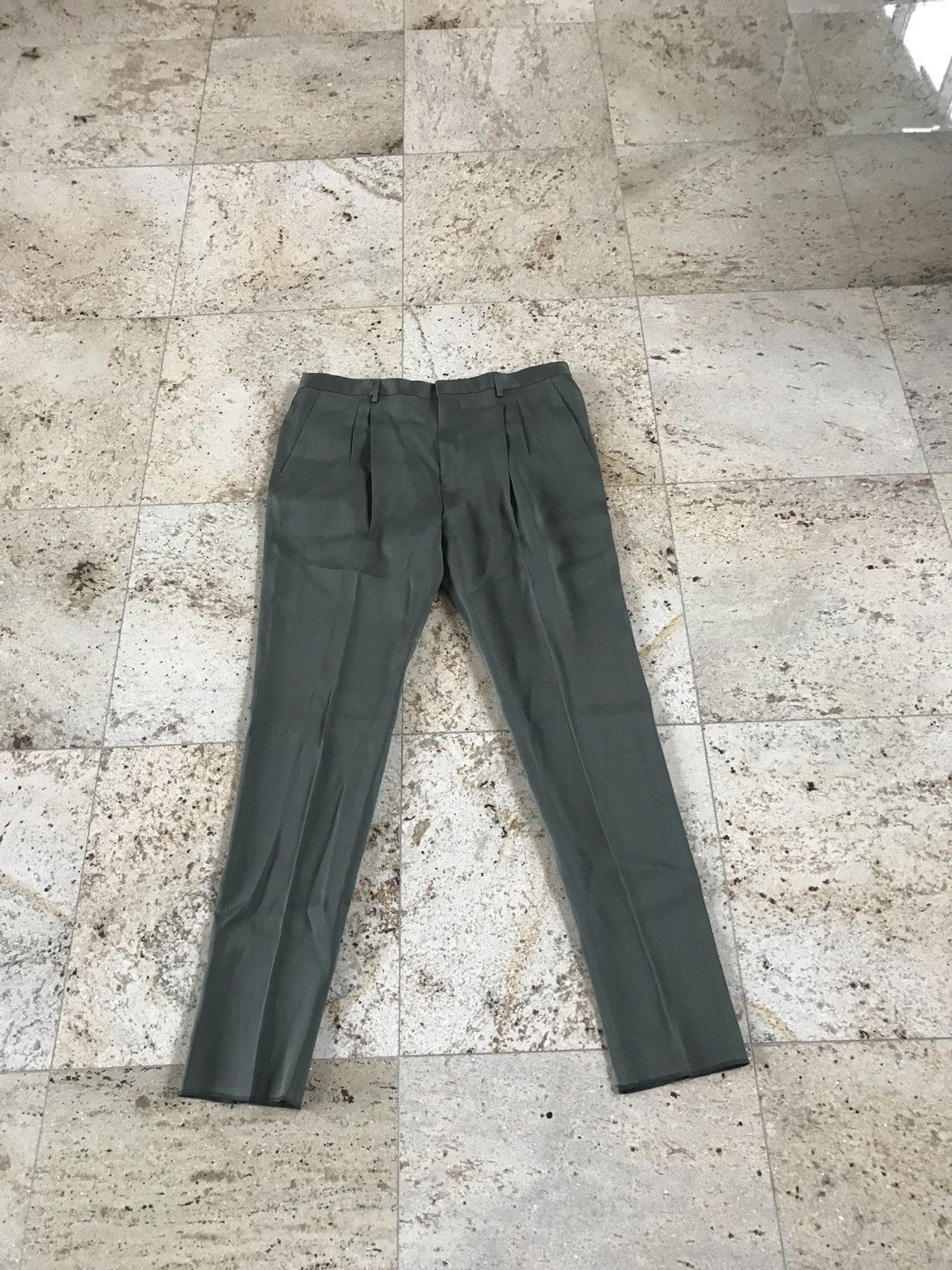 Lanvin Pleated Khaki Slacks Size US 36 / EU 52 - 2 Thumbnail