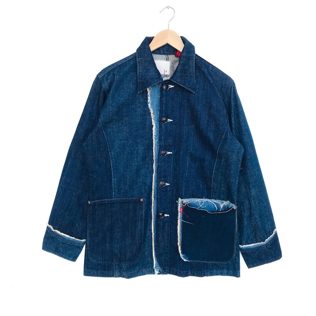 Levi's Vintage Clothing Vintage Levi’s Redloop Deconstructed denim jacket Size US M / EU 48-50 / 2 - 1 Thumbnail
