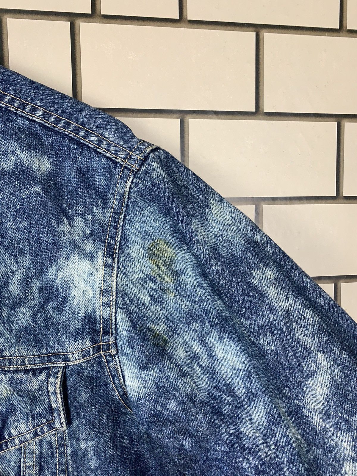 Vintage Vintage Japanese Brand Fittz Trucker Jacket Custom Acid Wash Size US M / EU 48-50 / 2 - 7 Thumbnail