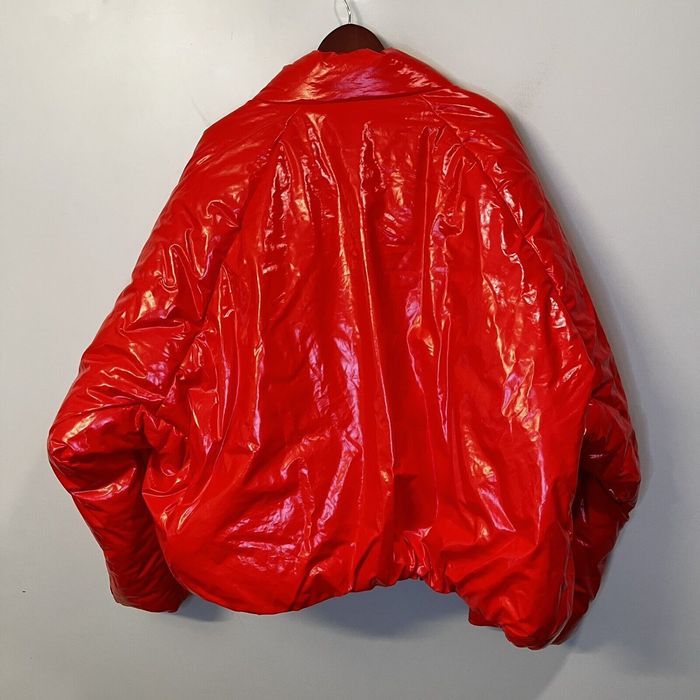 yeezy gap red jacket