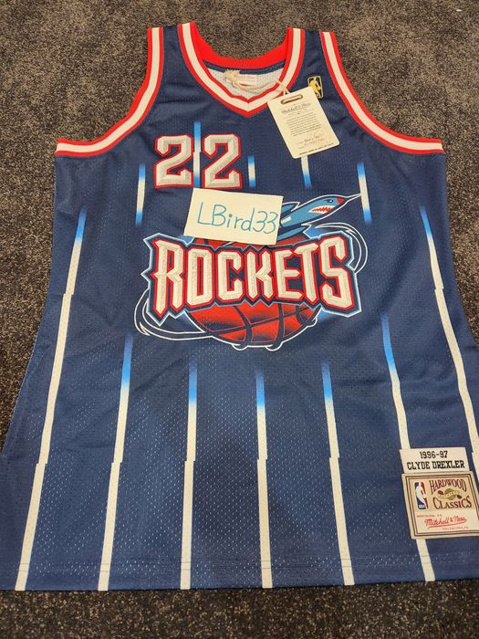 Mitchell & Ness Clyde Drexler 1996-97 Authentic Jersey Houston Rockets