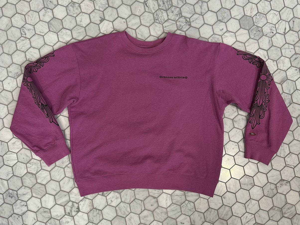 Chrome Hearts x Matty Boy Purple Crewneck