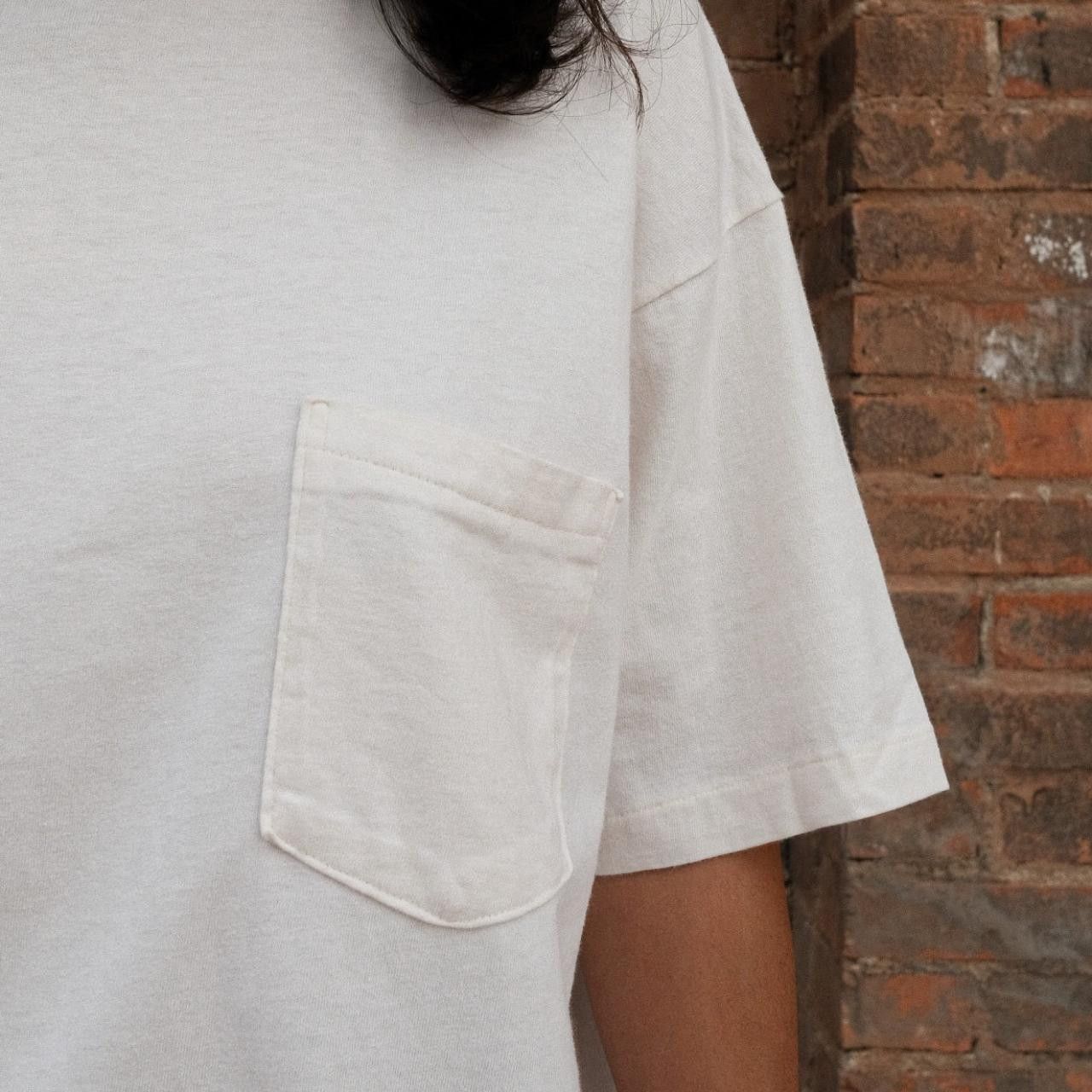 Vintage American Vintage Pocket Tee Blank Tee Sz L Size US L / EU 52-54 / 3 - 1 Thumbnail