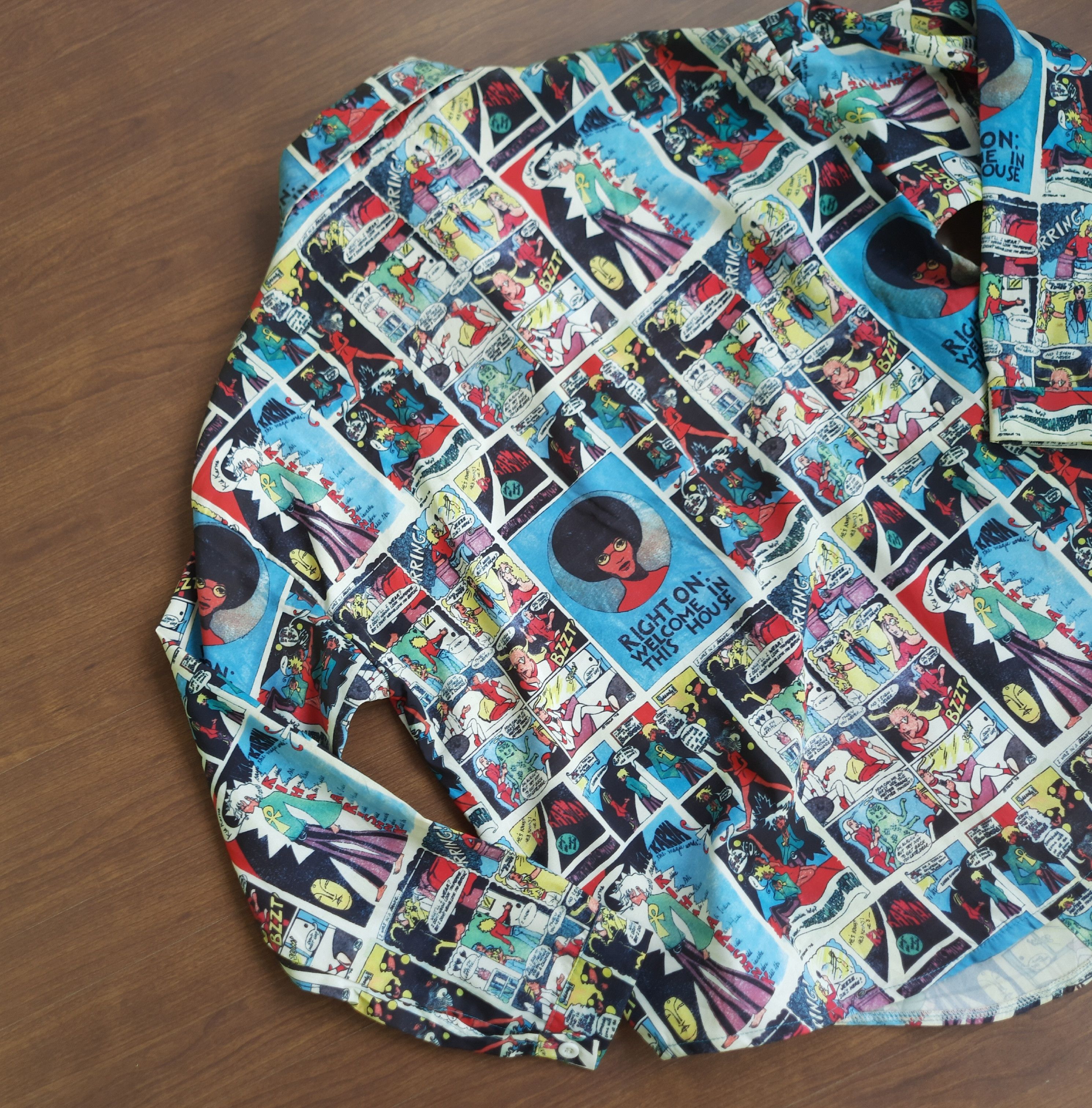 Japanese Brand EN Anime Japan All Over Print Y2K Shirts Size US S / EU 44-46 / 1 - 5 Thumbnail